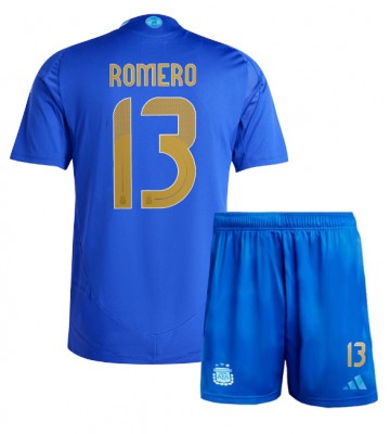 Argentina Cristian Romero #13 Udebanesæt Børn Copa America 2024 Kort ærmer (+ korte bukser)